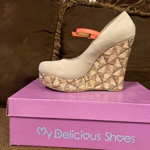 These shoes were only worn twice.